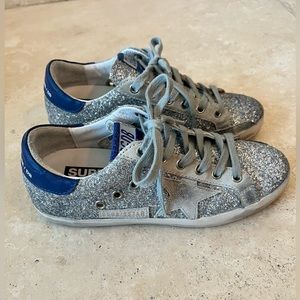 Golden Goose Silver Glitter size 36